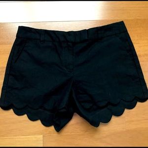 J. Crew Scallop Hem Shorts